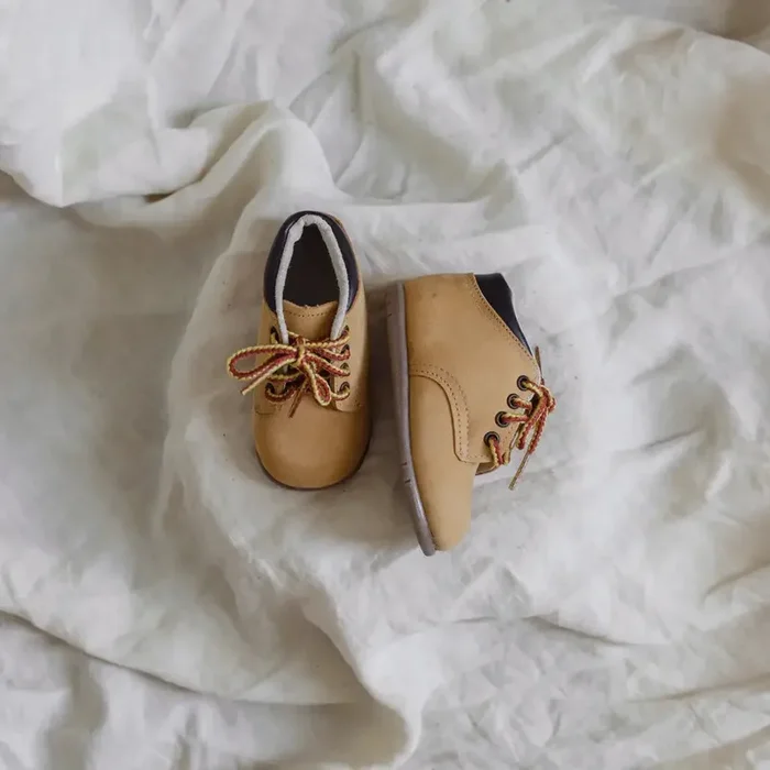 Ollie First Walker – Tan Nubuck