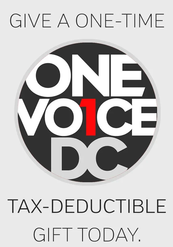 ONE TIME DONATION – OneVoiceDC