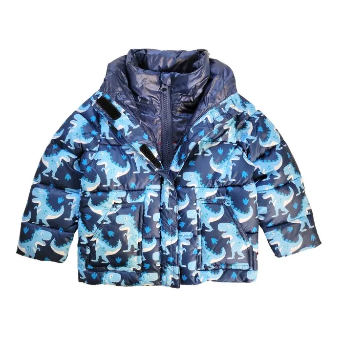 Onekid Car Seat Coat | The Road Coat Vegan – Navy Raptor Print