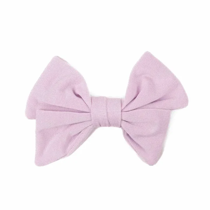 Orchid | Toddler Bamboo Clip On Bow