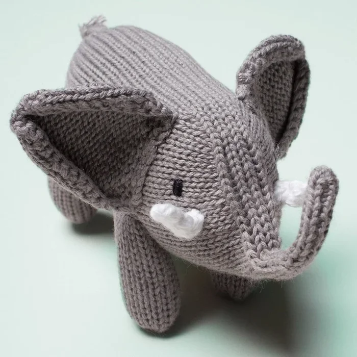 Organic Baby Toys – Newborn Rattles | Elephant Baby Toy