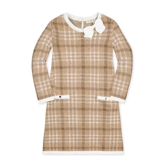 Organic Bow Sweater Dress – Baby