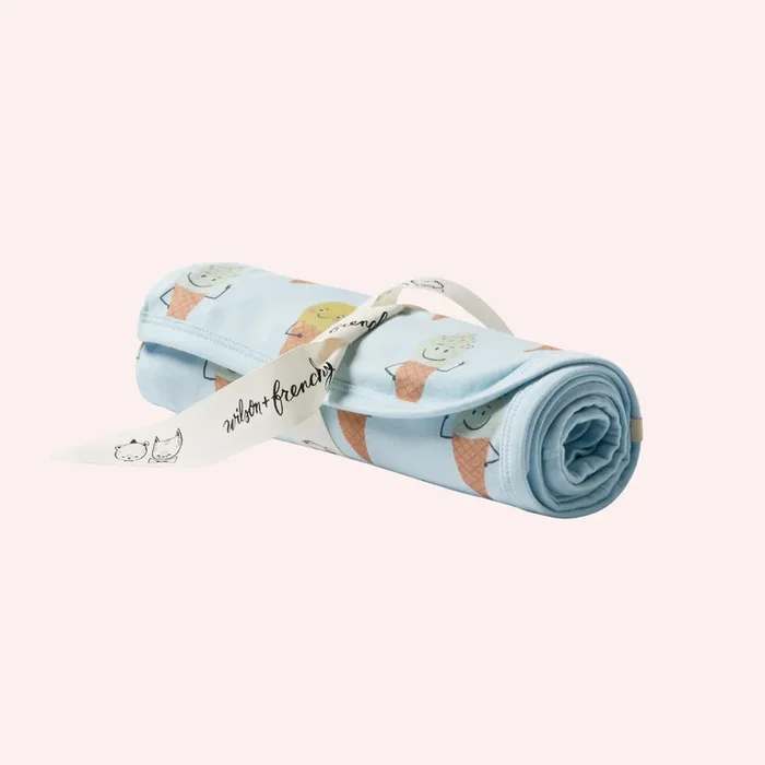 Organic Bunny Swaddle – Frosty Friends