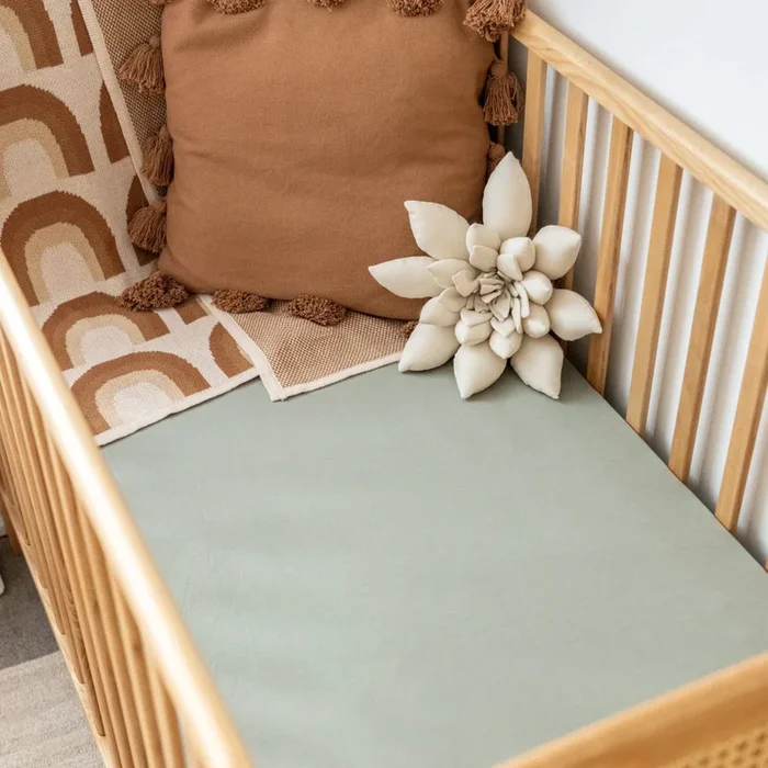 Organic Cot Sheet – Sage