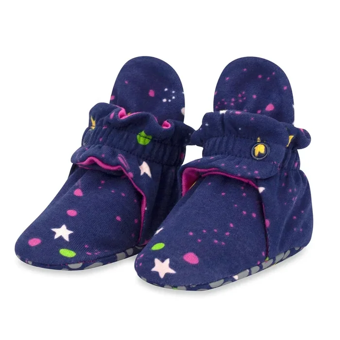Organic Cotton Baby Booties – Galaxy