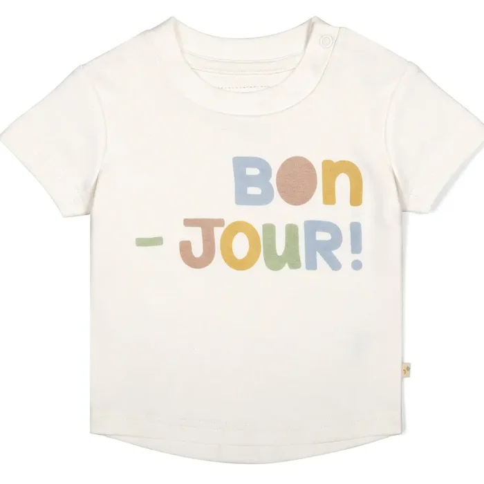 Organic Crew Neck Tee – Bonjour