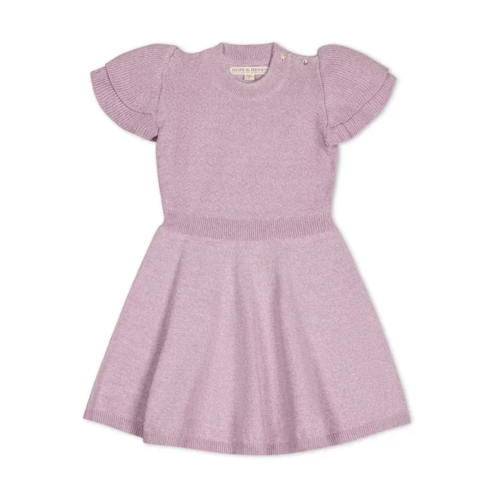 Organic Flutter Sleeve Sweater Dress – Baby