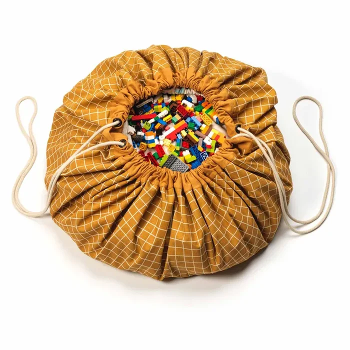Organic Grid Mustard Storage Bag
