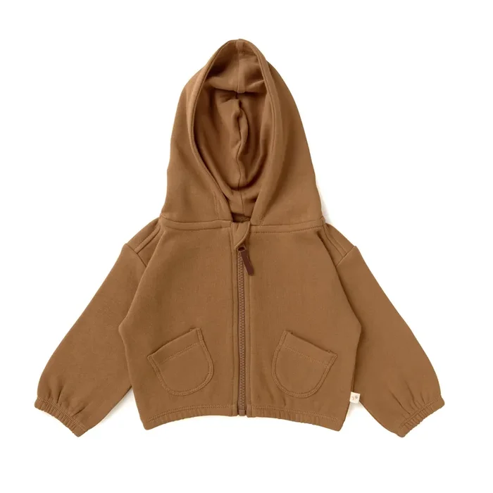 Organic Hooded Jacket – Tan