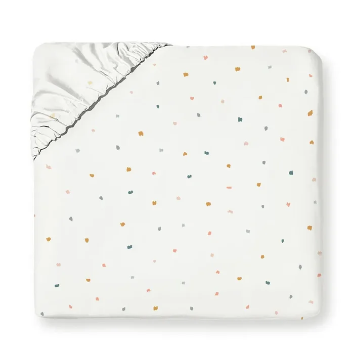 Organic Kids Fitted Sheet – Dotty