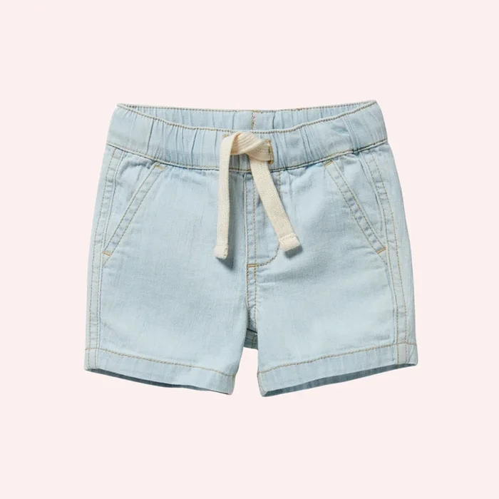 Organic Long Short – Denim