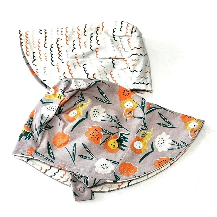 Organic Reversible EcoBonnet Sun Hat – Leo