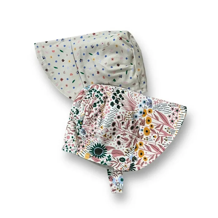 Organic Reversible EcoBonnet Sun Hat – Meadow