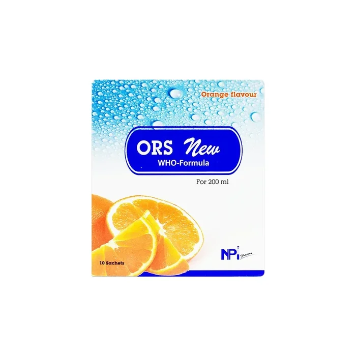 ORS New Orange 10 Sachets For 200ml (One Piece per Customer)