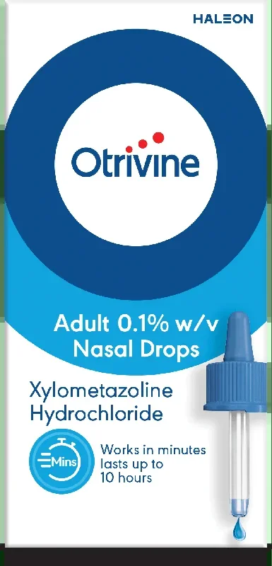 OTRIVINE ADULT NASAL DROPS 10ML