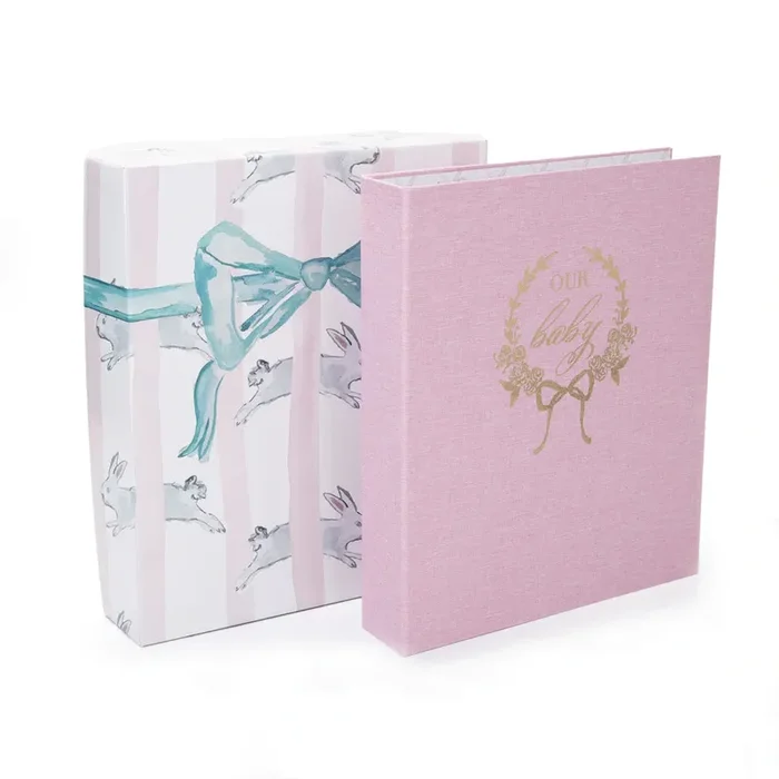 Over The Moon “Our Baby ” Memory Book-Pink