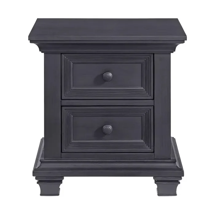 Oxford Baby Weston 2-Drawer Nightstand – Midnight Slate
