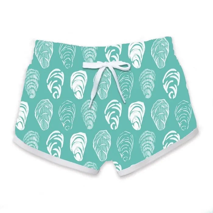 Oyster Sea Glass Drawstring Trunks