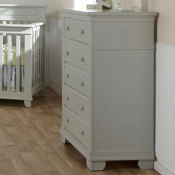 Pali 5 Drawer Dresser in Stone
