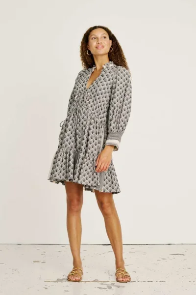 Palma Short Dress Black