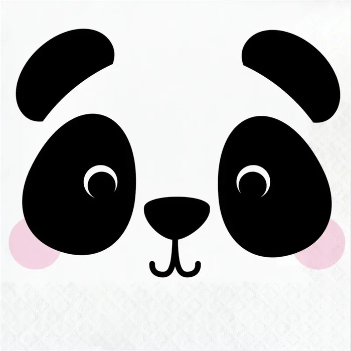 Panda Face Napkins