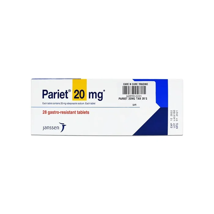 Pariet 20mg Tablets 28 Pieces