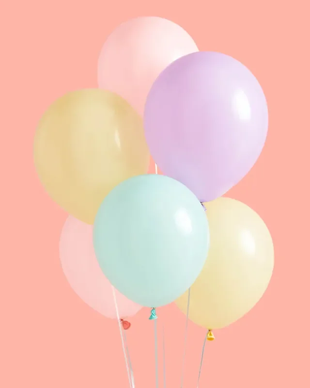 Pastel Balloon Pack – 24 Matte Balloons