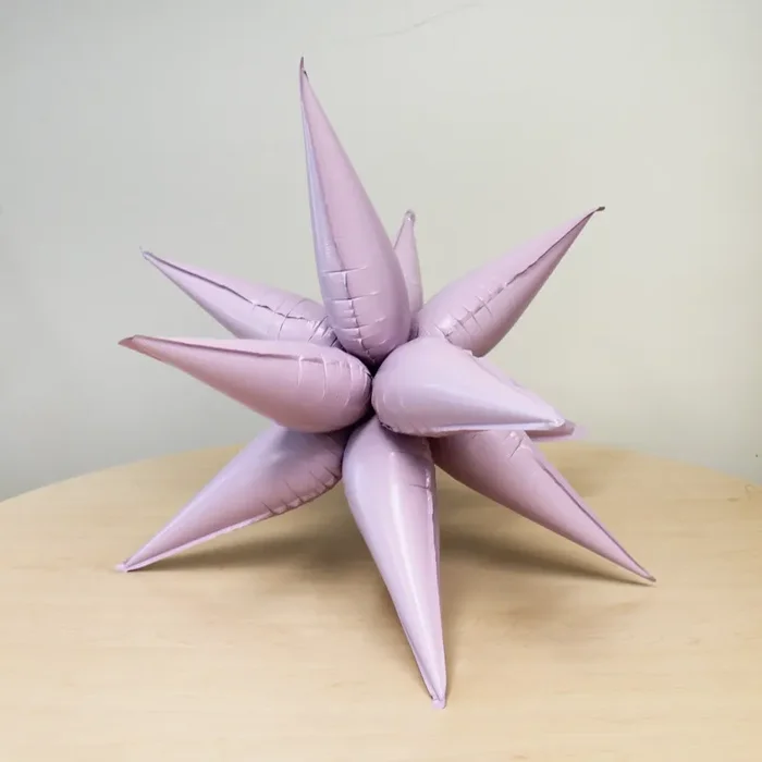 Pastel Pink Starburst Balloon