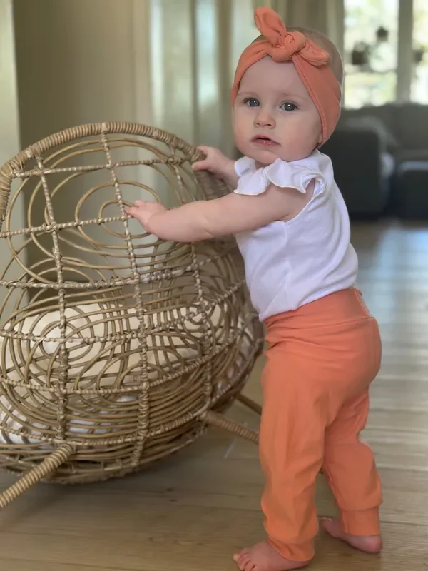 Peach • Infant/toddler Joggers