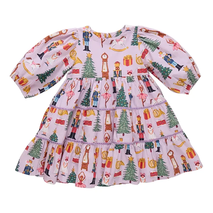 Peachy Dress | Lavender Nutcracker