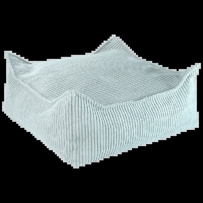 Peppermint Green Square Ottoman