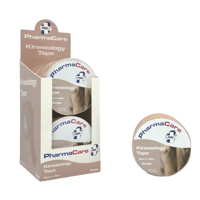 PHARMACARE KINESIOLOGY TAPE BEIGE 5CM X 5M