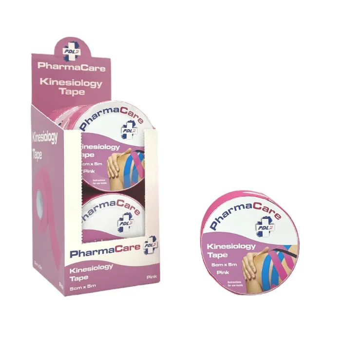 PHARMACARE KINESIOLOGY TAPE PINK 5CMX5M