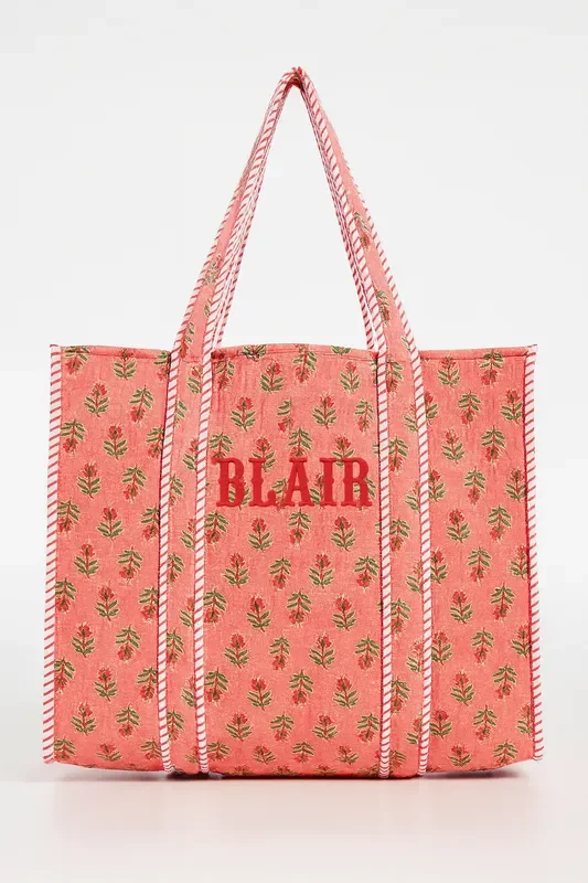 Pink Field Tote
