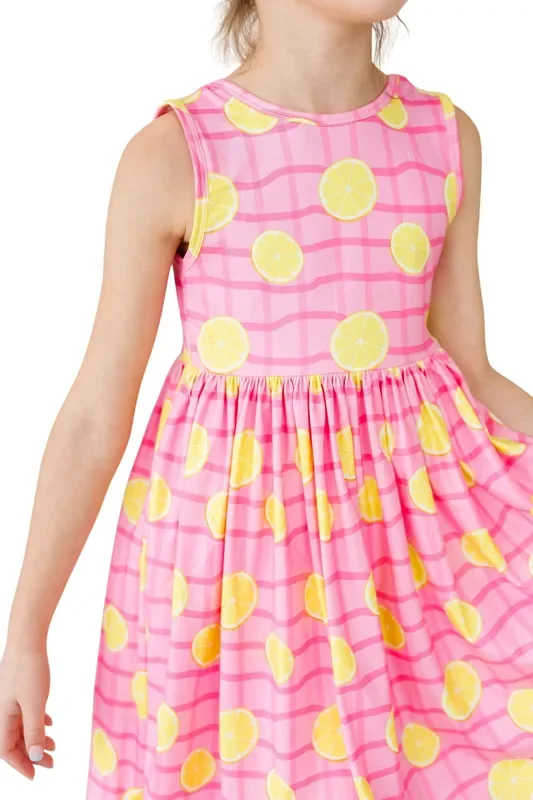 Pink Lemonade Tank Twirl Dress