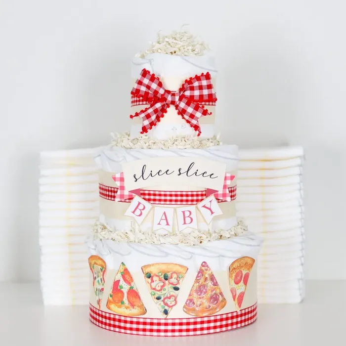 Pizza Diaper Cake
