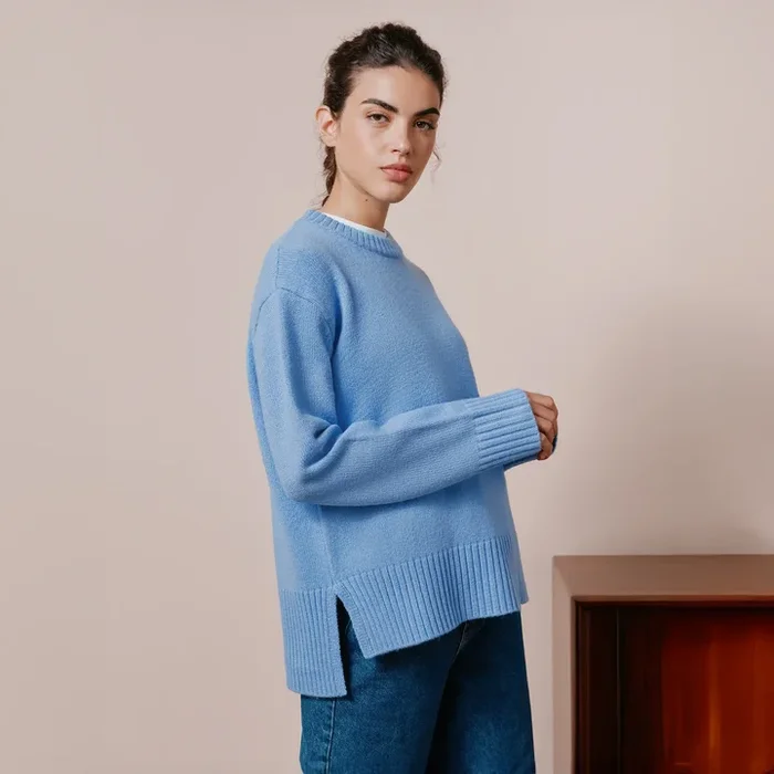 Plain Crew Neck Jumper