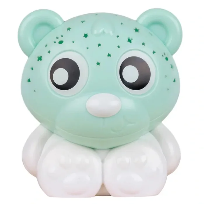 Playgro – Goodnight Bear Night Light And Projector (Mint And White)
