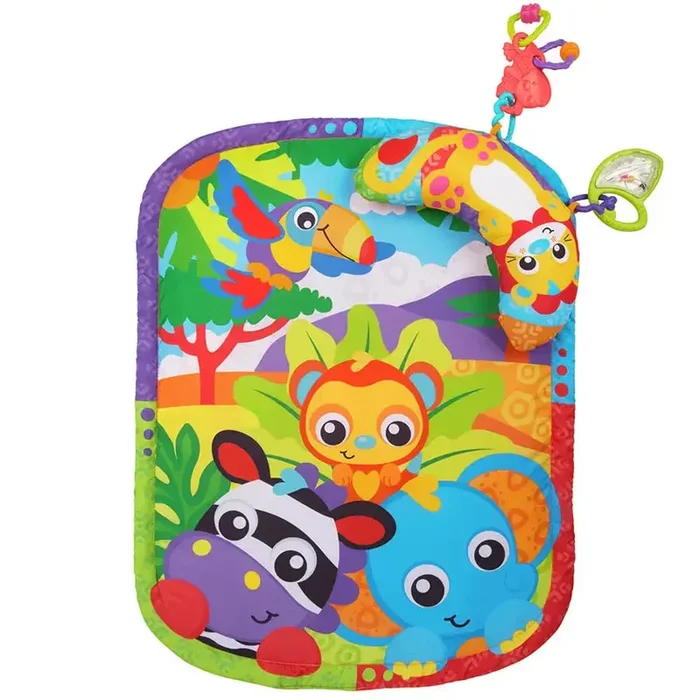 Playgro – Zoo Play Timetummy Time Mat And Pillow