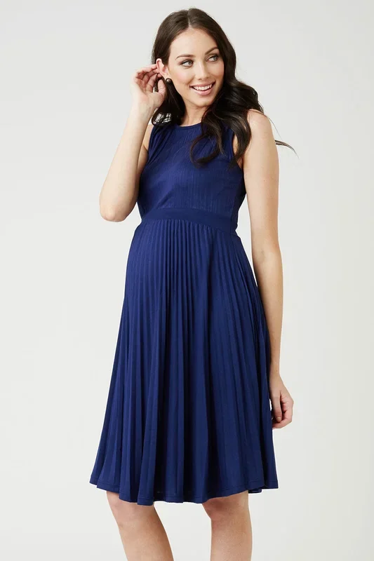 pleated dress