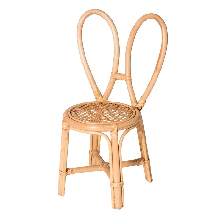 Poppie Toys Rattan Bunny Chair | Sustainable, Non-Toxic, Minimalist Kids’ Furniture
