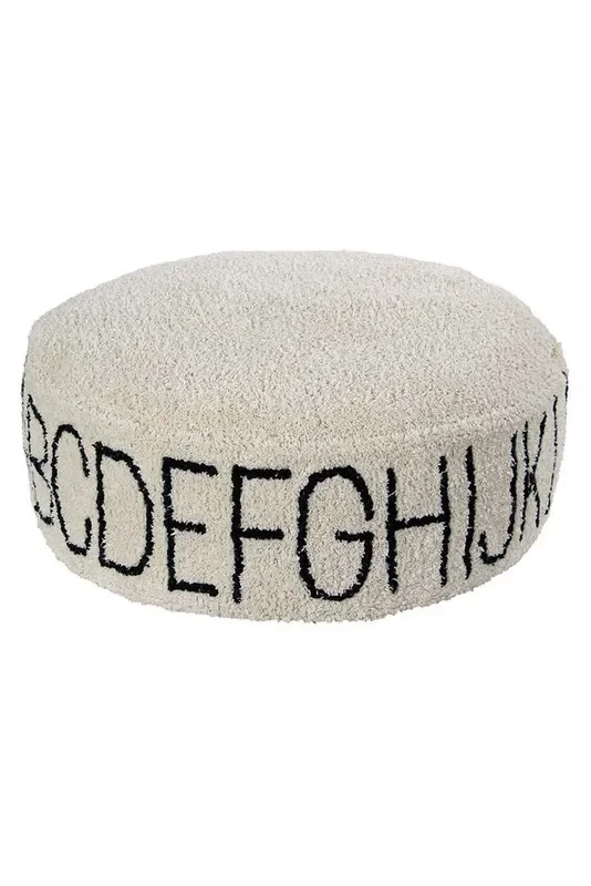 Pouf Abc Natural – Black – ABC