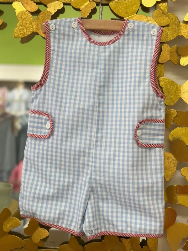 Powder Blue Gingham JonJon