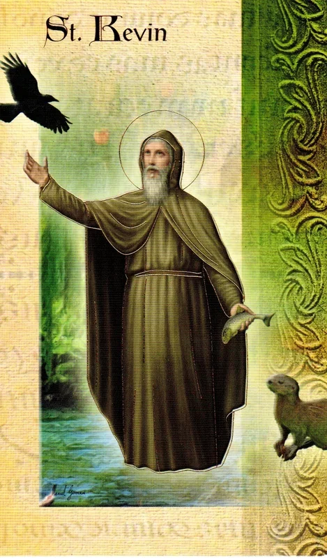 Prayer Card & Biography – St Kevin