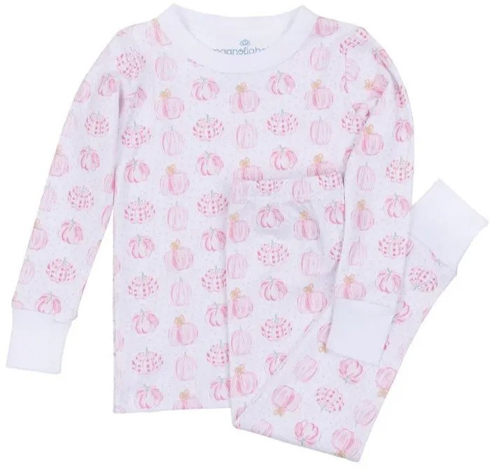 Precious Pumpkins Long Pajamas, pink