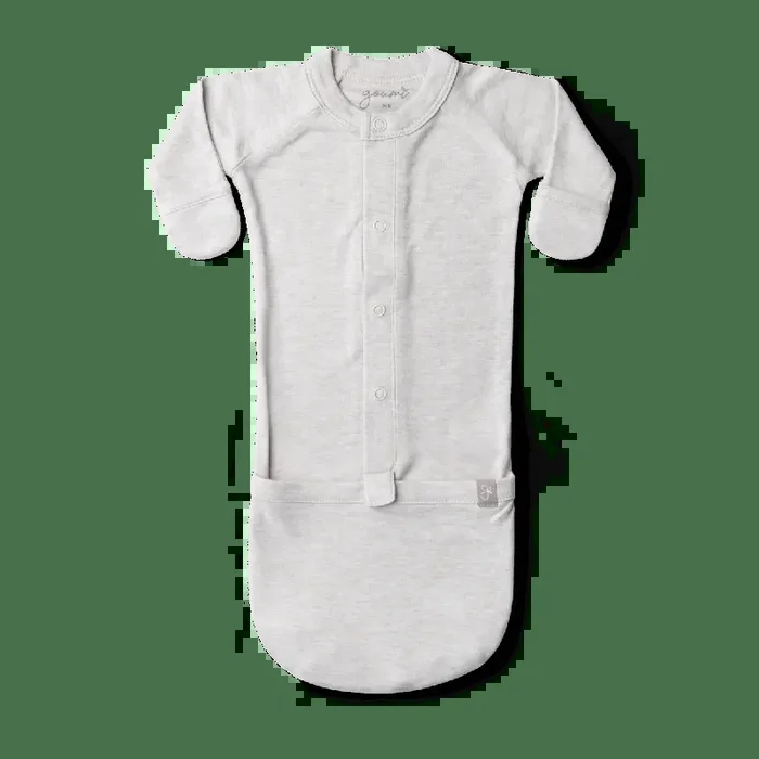 Preemie 24 Hour Convertible Gown | Storm Gray