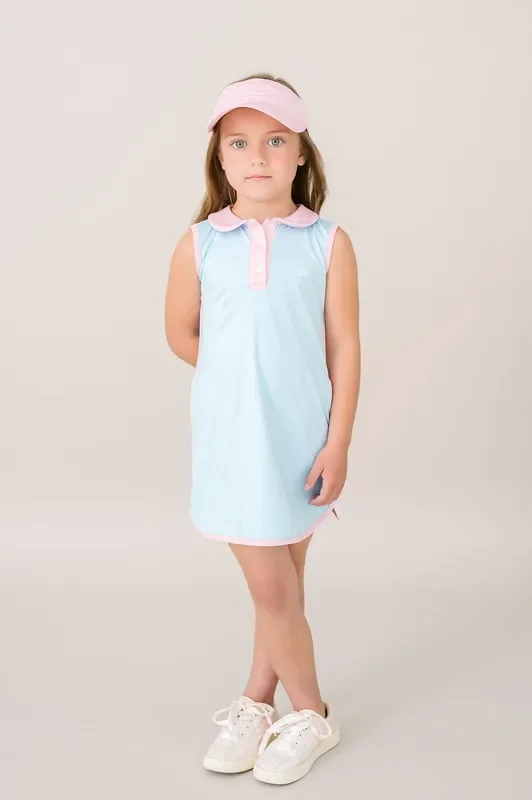 Presley Dress – Cotton Candy Blue