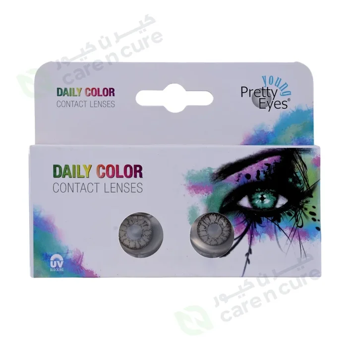 Pretty Eyes Daily Color Lenses ‘2’ Pearl Grey