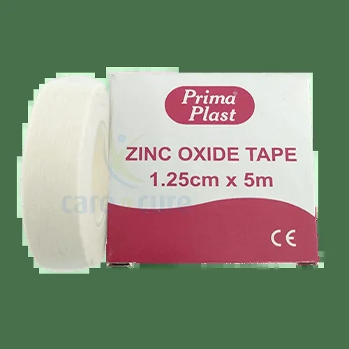 Prime Plast Zinc Oxide Tape 1.25 cm X 5 M