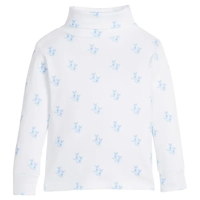 Printed Turtleneck – Blue Cowboy Boots